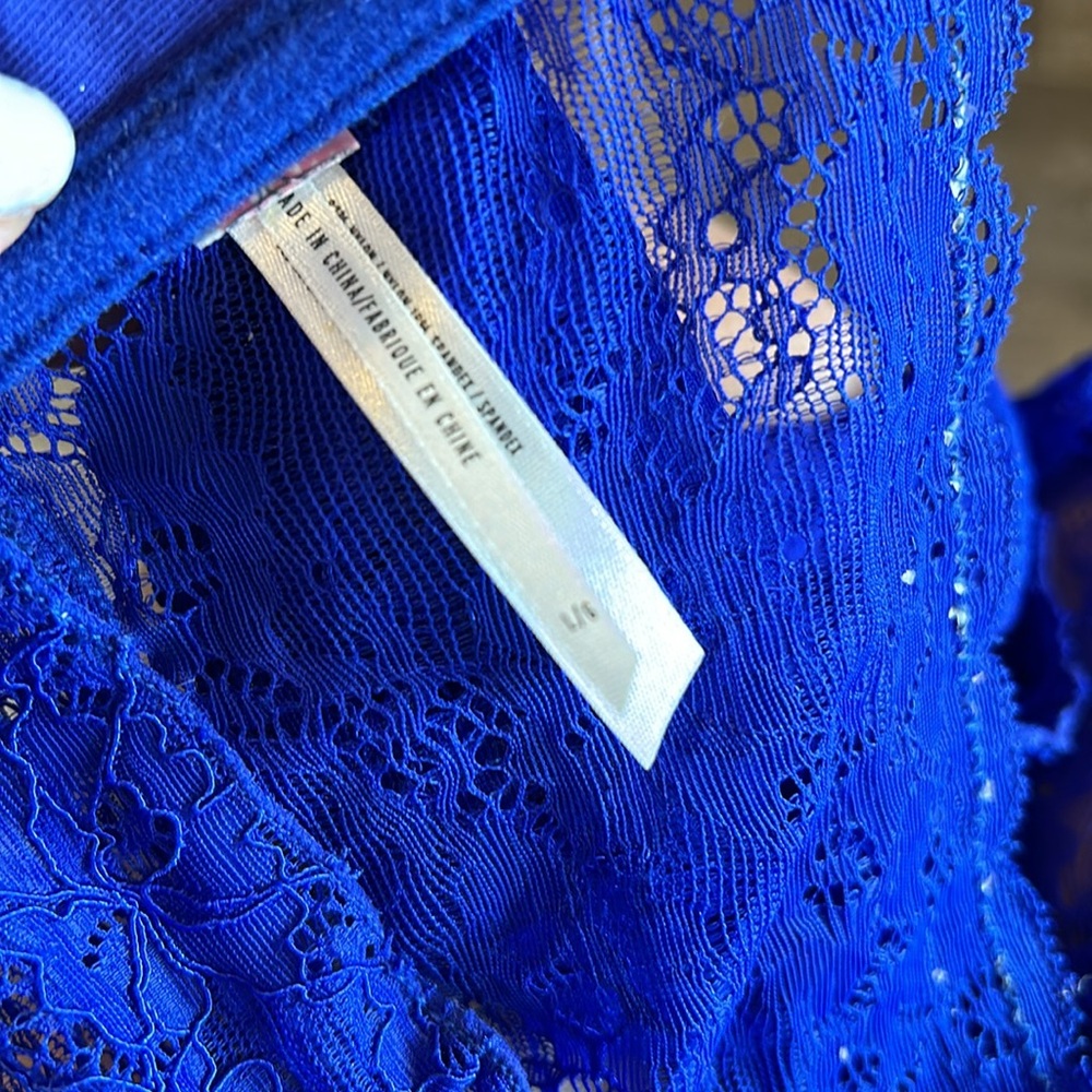 Free people blue lace bandeau - Picture 5 of 5